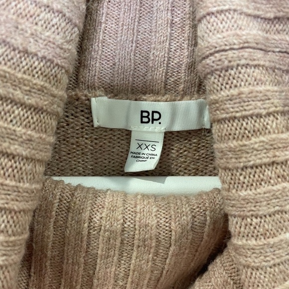 bp Pale Pink Turtleneck Knit Sweater - Picture 5 of 7